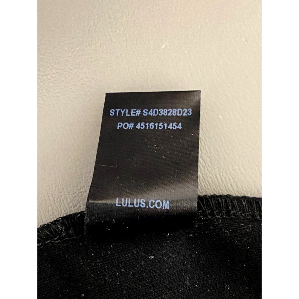 Lulus Bodycon Mini Dress Women Size XS Black Cutout Back Lined Party USA Stretch - Picture 5 of 6